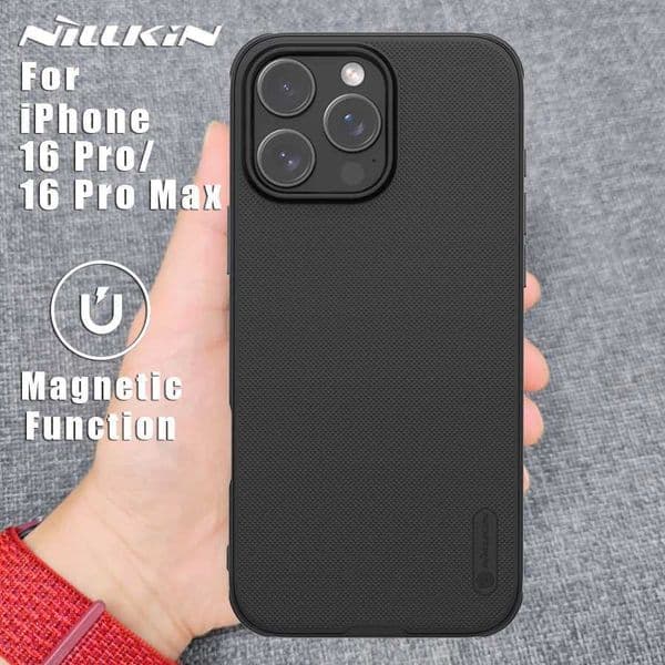 Luxury Case Nillkin is suitable for iPhone 16 Pro Max/16 Pro shell matte Pro magnetic adapter matte full 360 soft frame back cover Z241008