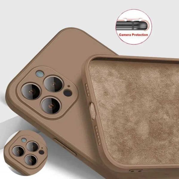 Luxury Case liquid silicone soft style phone case suitable for iPhone 16 15 14 13 12 Pro Max Plus Protective Candy Color microfiber cover Z241008