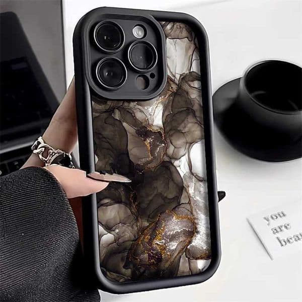 Cellphone Case Soft Silicone Phone Case for iPhone 13 iPhone 15 14 Pro 11 12 16 13 Pro Max XR XS 7 8 Plus SE Fashion Marble Pattern Cover G241008