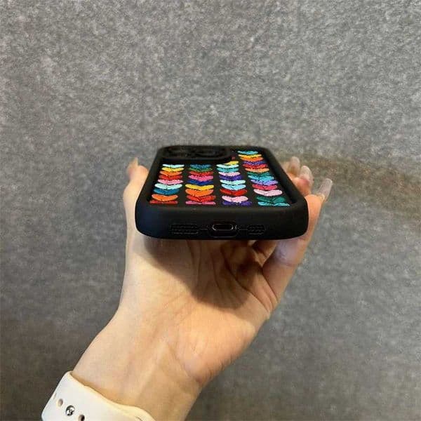 Cellphone Case Oil painting love silicone phone case suitable for iPhone 11 12 13 14 15 16 Pro Max XS X XR 7 8 15 Plus SE2 camera lens protection cover G241008