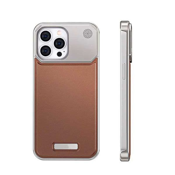 Luxury Case Luxury leather metal phone case for iPhone 13 14 15 16 Pro Max magnetic aluminum perfume phone cover for iPhone 14 15 16 Promax Z241008