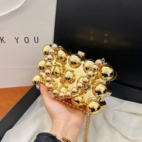 Acrylic small square womens bag trend fashion evening handbag chain hard cute mini shoulder cross body 241008