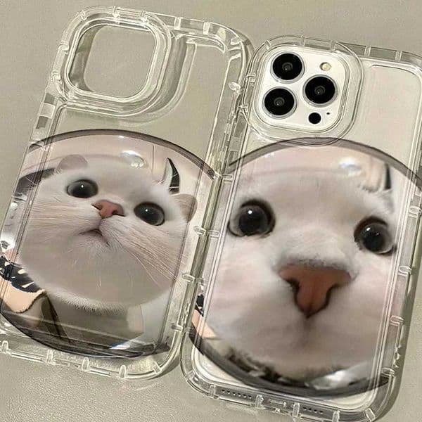 Designer Phone Case Cute cat and dog phone case suitable for iPhone 15 Pro phone case iPhone 11 13 16 12 14 Pro Max XR XS X Max 7 8 Plus SE shockproof cover M241008