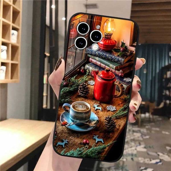 Designer Phone Case Phone case suitable for iPhone 16 15 14 Pro Max 16 15 13 12 Pro 15 Plus iPhone 11 Merry Christmas case M241008