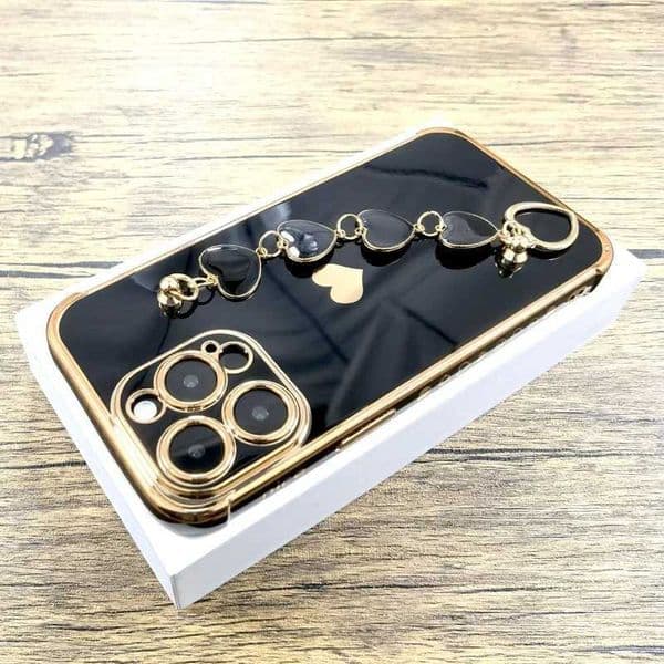 Designer Phone Case Plating Soft TPU Case for iPhone 16 15 14 13 12 11 Pro Max X XR 8 Plus SE iPhone 16 iPhone 15 Wristband Complete Set M241008