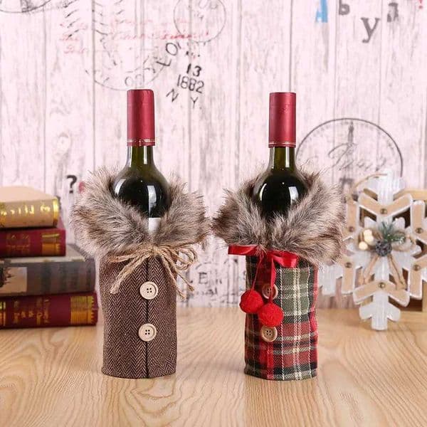 Christmas Wine Bottle Cap Merry Christmas Home Decoration 2024 Christmas Celebration Navidad Gifts Happy New Year 2025 W241008