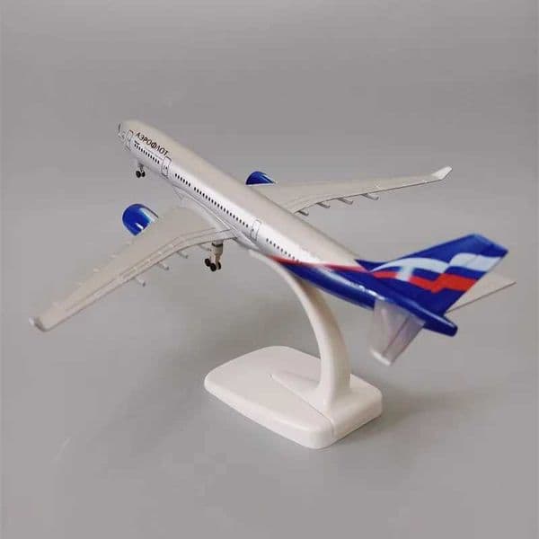 20cm Russia Air Aeroflot Russian A330 Airbus 330 Airways Airlines Metal Alloy Airplane Model Plane Aircraft w Landing GearsXJ241010