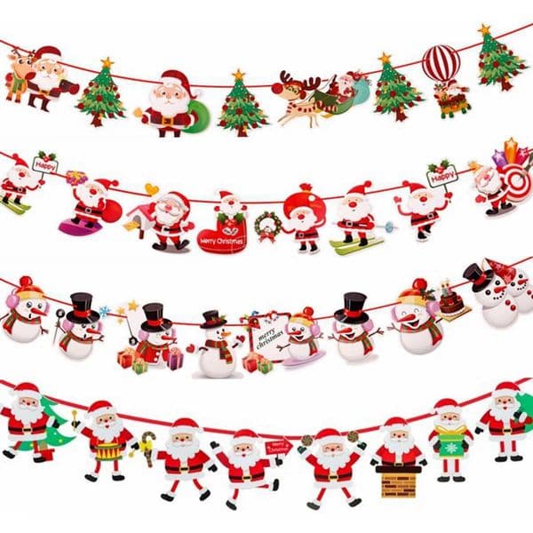Christmas Banner Granite Merry Christmas Home Decoration 2024 Christmas Tree Decoration Gifts Merry Christmas New Year 2025 W241008