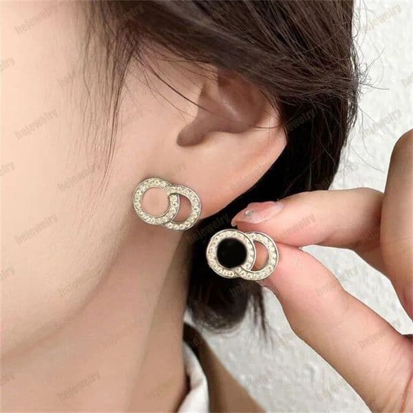 Fashion stud jewelry designers orecchini plated sier womens mens have earring trendy orrous small gold letter designer earrings jewlery XB01