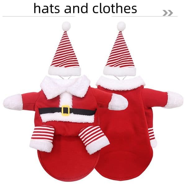 Festive Four-Legged Fashion Item Versatile Fur Friend's Playtime Garb