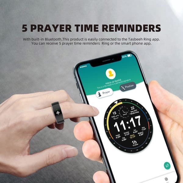 Smartring smart Bluetooth ring, Electronic counter, Time reminder QB708