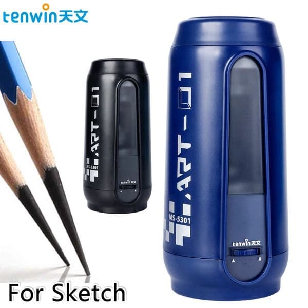 Tenwin fully automatic electric pencil sharpener USB charging fast color sketching pen student supplies station 241008