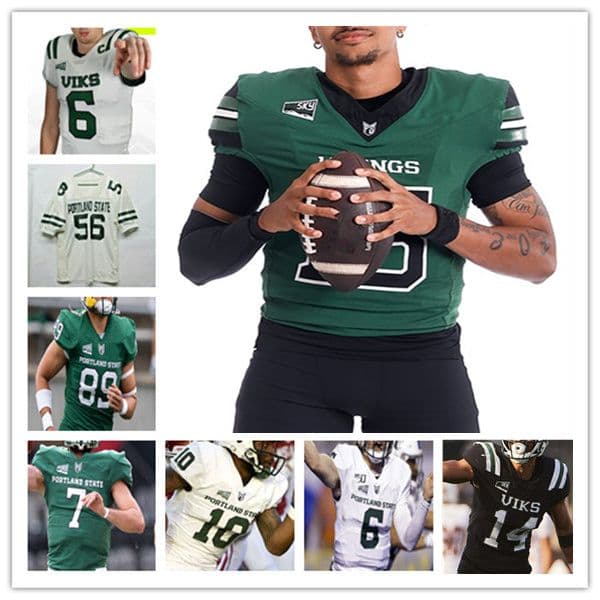 Portland State PS College Football Jerseys Dante Chachere Quincy Craig Delon Thompson Eric Denham Branden Alvarez Jaylen Lynch Peyton Wing Isaiah Green Montgomery