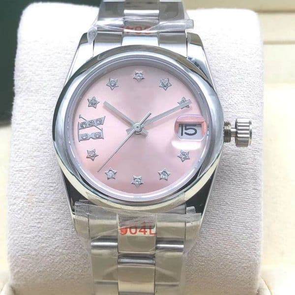 Ladies Watch Fully Automatic Mechanical Watches 31mm diamond watch Stainless Steel Strap Diamond WristWatch Waterproof Design Montre de luxe WristWatches Gift