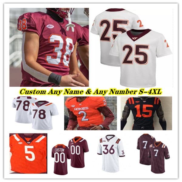 Kyron Drones College Football Jerseys Bhayshul Tuten Malachi Thomas Jaylin Lane Stephen Gosnell Da'Quan Felton Mose Phillips III Powell-Ryland Michael Vick Woodson