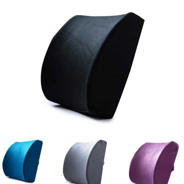 Lumbar support pillow for office chairs and car seats perfectly balanced memory foam lumbar support pillow multi-purpose backrest cushion W240819
