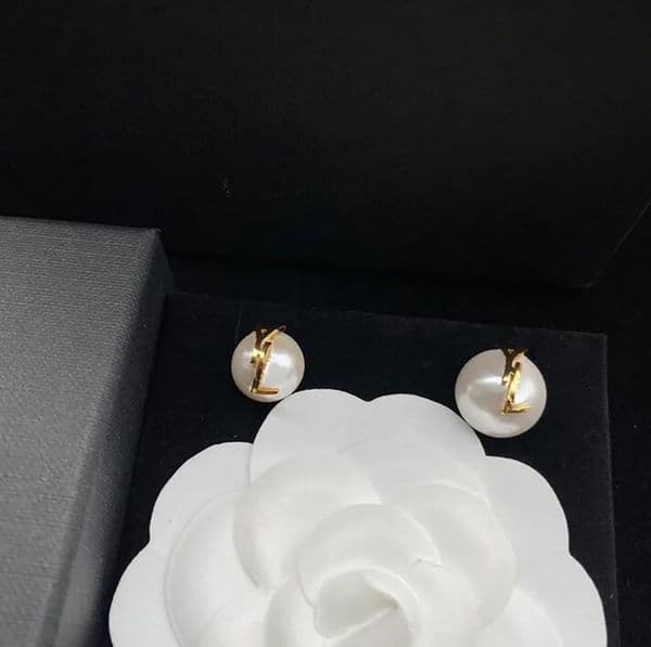 Popular Pearl Ear Studs Earr18K Gold Plated Designer EarrEardrop Elegant Lovers Gift aretes orecchini for Women Ladies High Quality Jewelry T260528