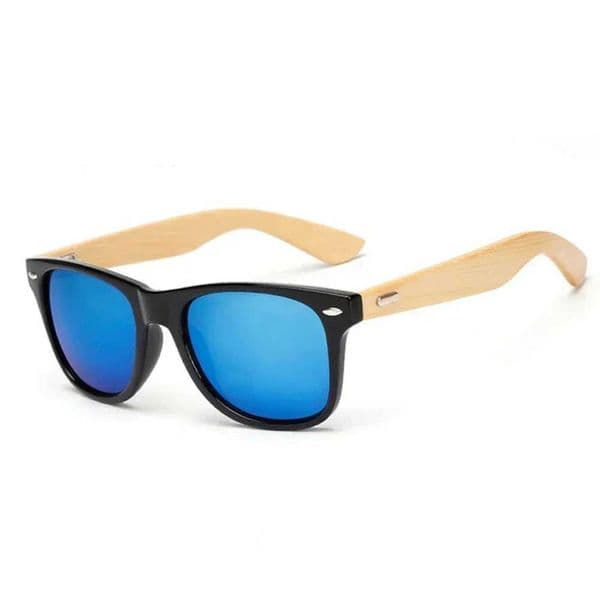 14 color wooden sunglasses for men square bamboo for women mirror sunglasses for men retro de sol masculino 2024 handmade W241015