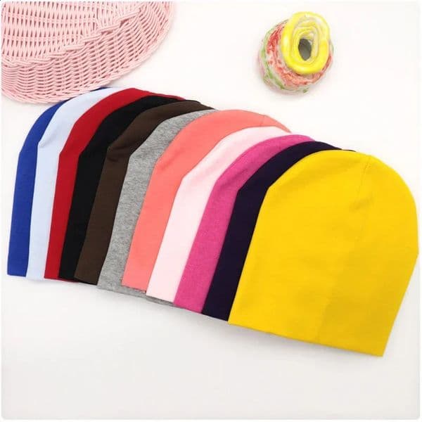 6M3Y Baby Street Dance Hip Hop Hat Cotton Spring Autumn Toddler Cap Scarf for Boys Girls Winter Warm Solid Color Children 241014