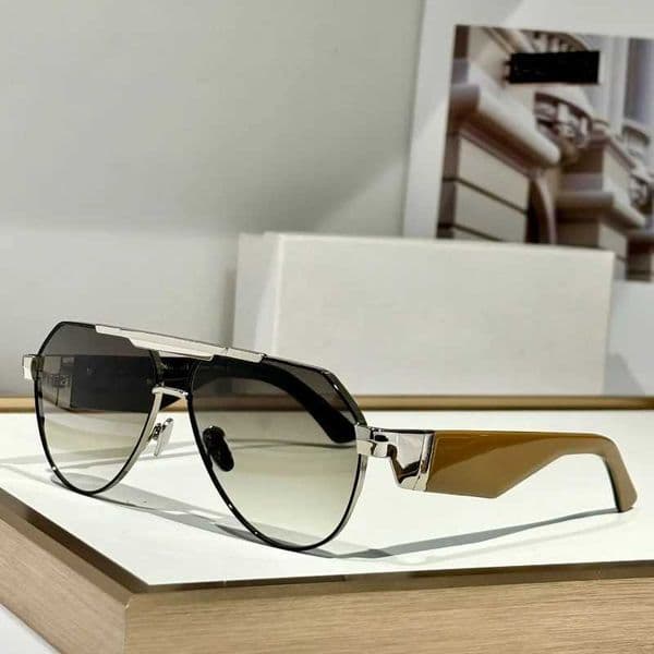 Sunglasses Alloy Double Bean Round Sun Protection Designer Brand 2024 INS Mens and Womens Luxury Outdoor Handmade Glasses W241015