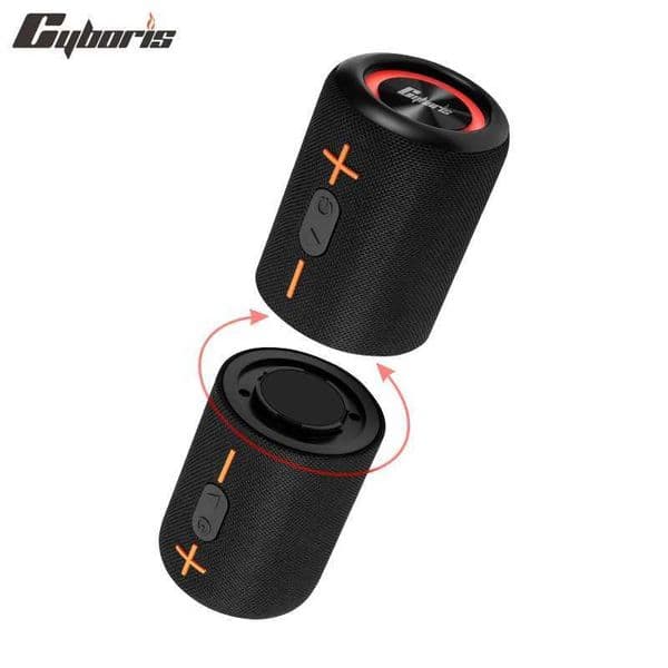 Cyboris S10 Removable Bluetooth Speaker 3D Stereo Bass Portable Speaker IPX6 Waterproof Suitable TWS Suspension Box Color Light CL241015