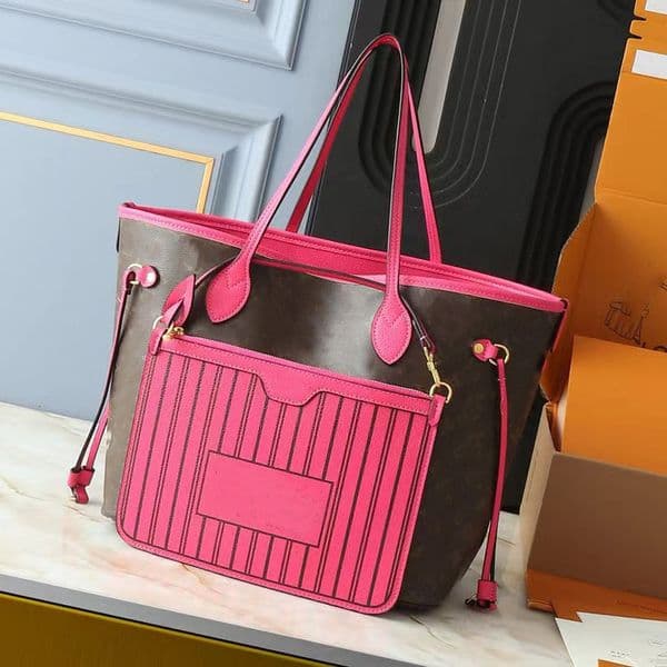 New womens Designer bag 2 Sides Available Tote bags Handbags With Wallet Purse Genuine Leather Lattice Shoulder Bags wer Summer Weekend shopping Bag high qualty