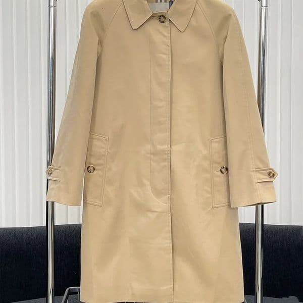 Spring Elegant Simple Single Sweat Camden Edition Lightweight Windproof Coat Womens Windbreaker 241010