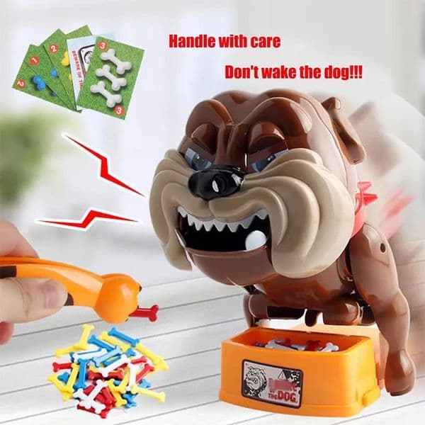 Interesting Cunning Toy Bad Dog Chewing Bone Action Game Bite Wake Dog Parent Interactive Toy Party Family Game Children Christmas Gift 241016 ww