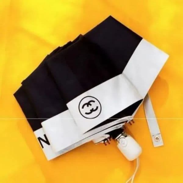 Classic Triple Fold Luxury automatic sunshade folding designer Umbrella