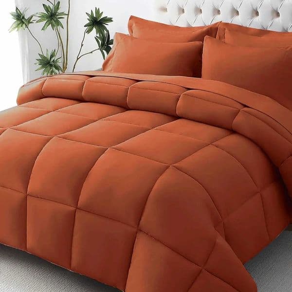 JOLLYVOGUE Queen/Full Comforter Set 7-Piece Bed in a Bag Queen Ultra-Soft Comforters Queen Size Queen SizeXJ241015