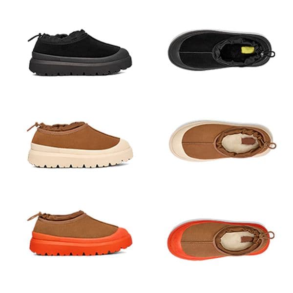 Rain Boot Tasman Snow Boots Weather Hybrid Slippers Ultra Mini Boots All Gender Men Women Tazz Waterproof Rain Classic Chestnut Orange Sheepskin Winter Slip-on Shoes