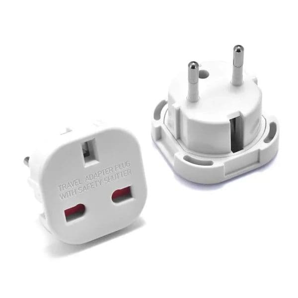 UK to EU Socket Adapter 220V Euro Travel Plug Converter AC Wall Charger Power Adapter UK British Adapter Electrical Outlets