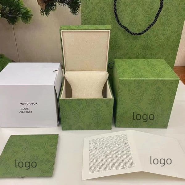 Designer Watch Boxes Top Quality White Green Packaging Box Organizer Gift Box For Christmas Gift Wrapping