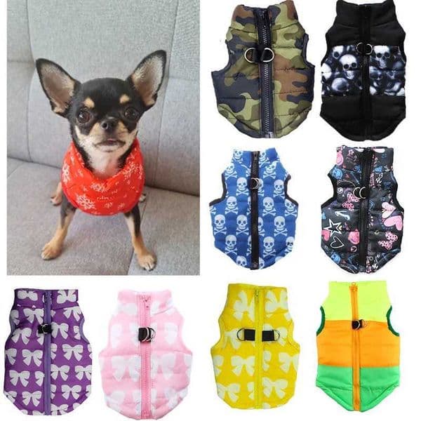 Luxury Designer Small Dogs Yorkia Mini Chihuahua Dog cat Clothes Winter Cat Jacket For Pug Puppy dog Down Coat Sphynx Pets Appare Free Shipping