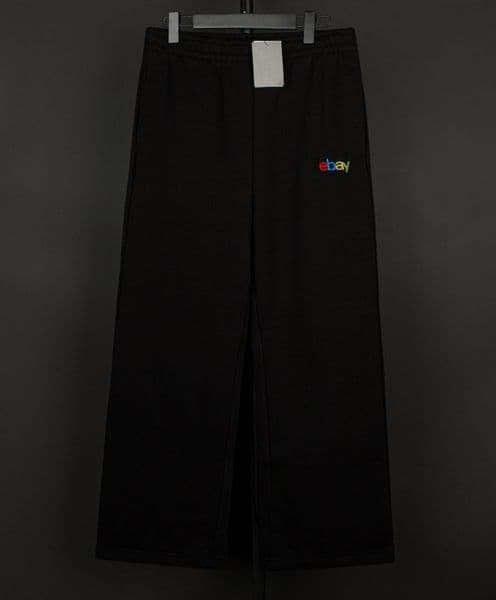 Men's Plus Size Pants Round neck embroidered and printed polar style summer wear with street pure cotton 42rlf3