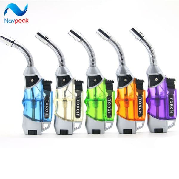 Portable Elbow Ignition Jet Butane Torch Gas Lighter,Mini Windproof Men's Cigarette Lighters,Recycling Refillable Kitchen BBQ