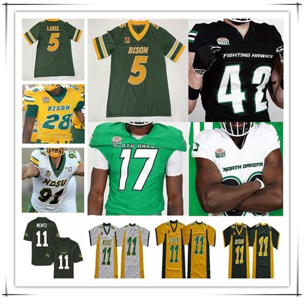 North Dakota State NDSU College Football Jersey Cam Miller CharMar Brown Barika Kpeenu Bryce Lance Joe Stoffel Mekhi Collins Sam Jung Eli Mostaert Logan Kopp Harris