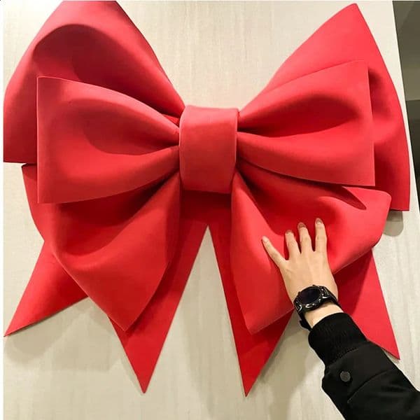 Christmas Tree Decoration Year Party Prop Christmas Big Bow EVA Shop Display Wedding Party Prop Festivity Occasion DIY 241009