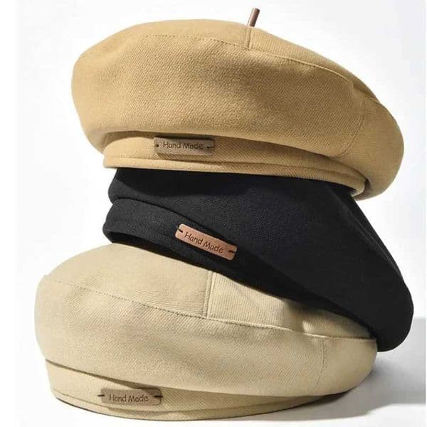 Berets 2023 Autumn Winter New Woolen Berets New Fashion British Style Painter Hat Retro Versatile Beret Men Women Spring Beret Hat z241018
