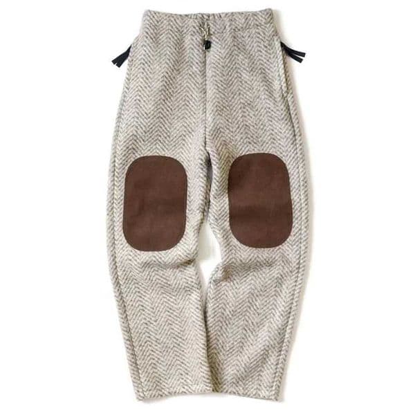 Men's Pants KAPITAL Hirata Hochiro Warm Wool Fce Suede Patch Mens and Womens Loose Elastic Casual Japanese Style Pants Q241019