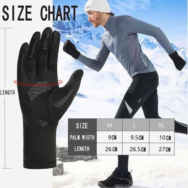 2026 New New Arrival Skiing Lined With Thermal Touch Screen Suitable For Men Women Cycling Running Thin And Light Winter Gloves outdoor
