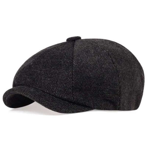 Berets Newsboy Hat Wool Beret Octagon Hat Mens Headwrap Warm Cloth Outdoor Casual Artist Hat z241018