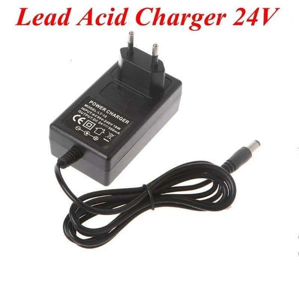 EU Standard AGM VRLA SLA Gel Lead Acid Battery Charger DC27.6V 500mA With 5.5*2.1mm DC Output 24V 5AH 8AH 10AH 12AH Charge