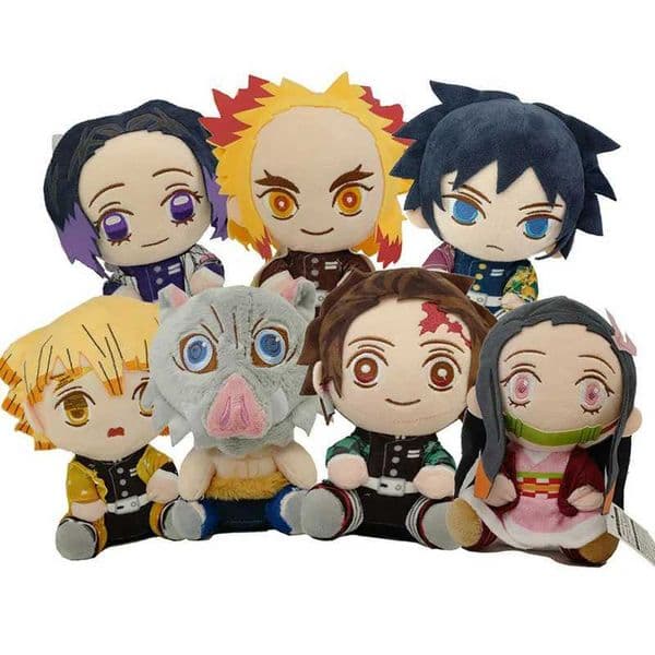 20cm Demon Slayer Plush Doll Kawaii Nezuko Shinobu Tanjiro Mitsuri Zenitsu Cosplay Stuffed Plush Toys Kimetsu No YaibaXJ241019
