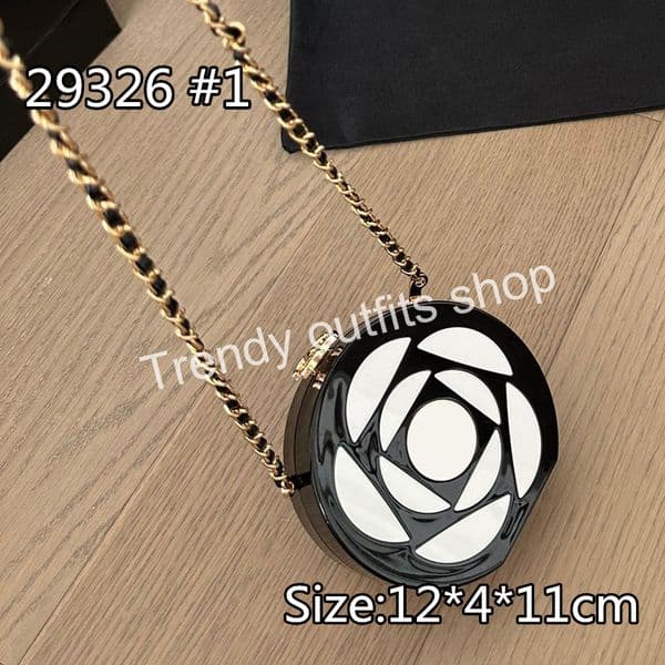 Acrylic Evening Bag Flower Shape for Women Shoulder Bag with Chain Clutch Purse Party Night Purses for Wedding Cocktail Prom