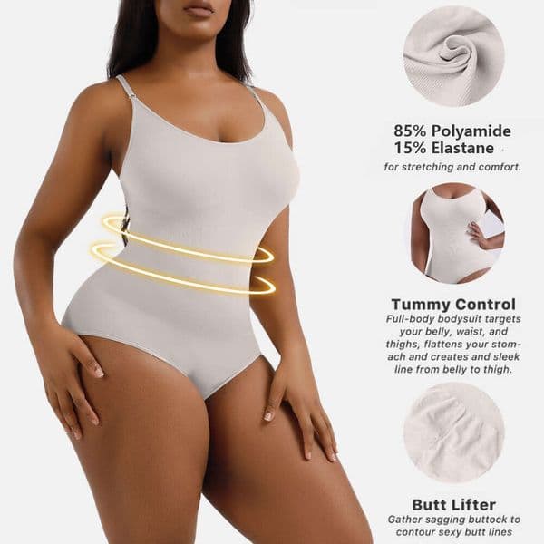 Tight fitting beautiful body strapless waistband T-shaped jumpsuit womens seamless body shaping suit reinforced version