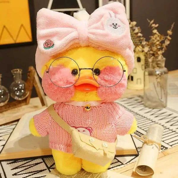 Small Yellow Duck Little Yellow Duck Plush Toy Duck Doll Children Female Cloth Doll GiftXJ241019