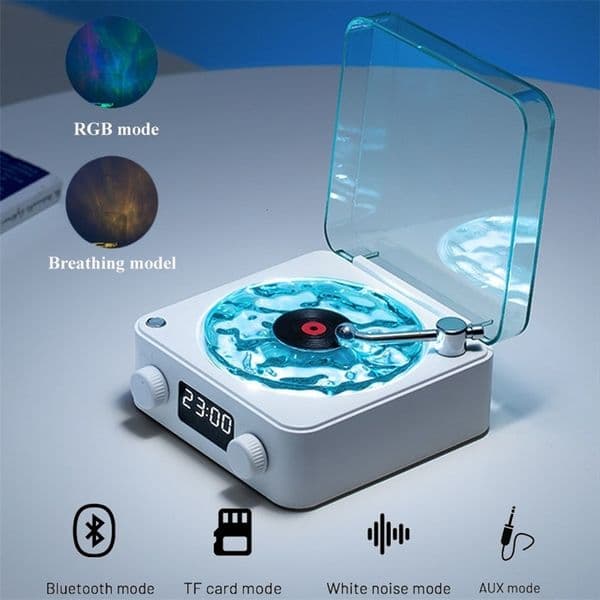 Mini retro white noise Bluetooth ser portable retro sleep assist Bluetooth ser with RGB light support TF card subwoofer 241019 ww