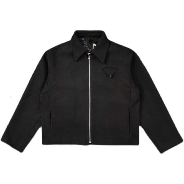 Men's Jackets B cotton wool short zip up jacket