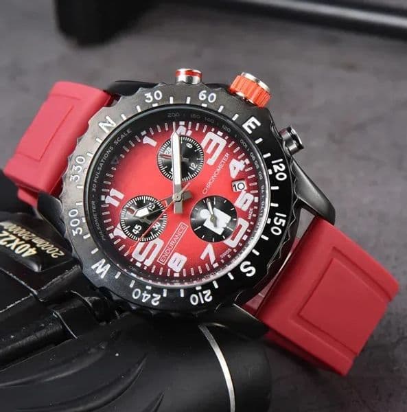 2026 New outdoor Sport Wrist Watches Men Male 1884 Multifunction Date Six Needles Full Function Sapphire With Silicone Band Quartz Mens Watch Chronograph Clock